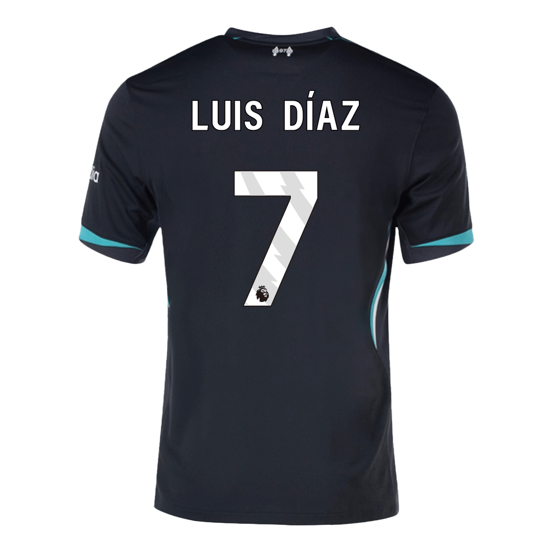 Luis Díaz #7 Liverpool Away  Soccer Jersey 2024/25 Top Dresy Shop