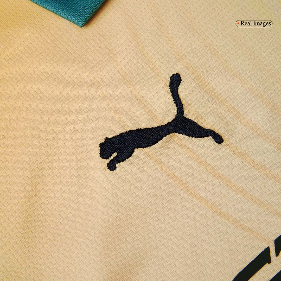 Kid's Manchester City Fourth Away  Soccer Jersey Kit(Jersey+Shorts) 2024/25- Definitely City (UCL) Top Dresy Shop