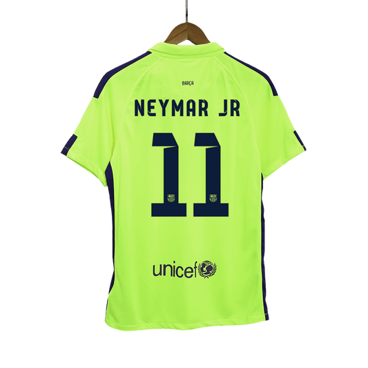 Retro NEYMAR JR #11 2014/15 Barcelona Third Away  Soccer Jersey Top Dresy Shop
