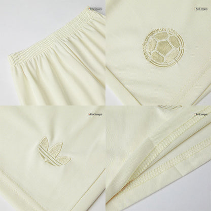 Kid's Colombia  Soccer Jersey Kit(Jersey+Shorts) 2024 - 100th Anniversary Top Dresy Shop