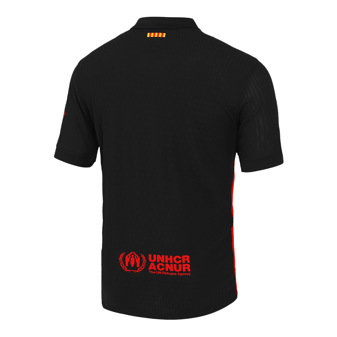 Player Version Barcelona Away  Soccer Jersey 2024/25 - Spotify Logo Without Text Top Dresy Shop