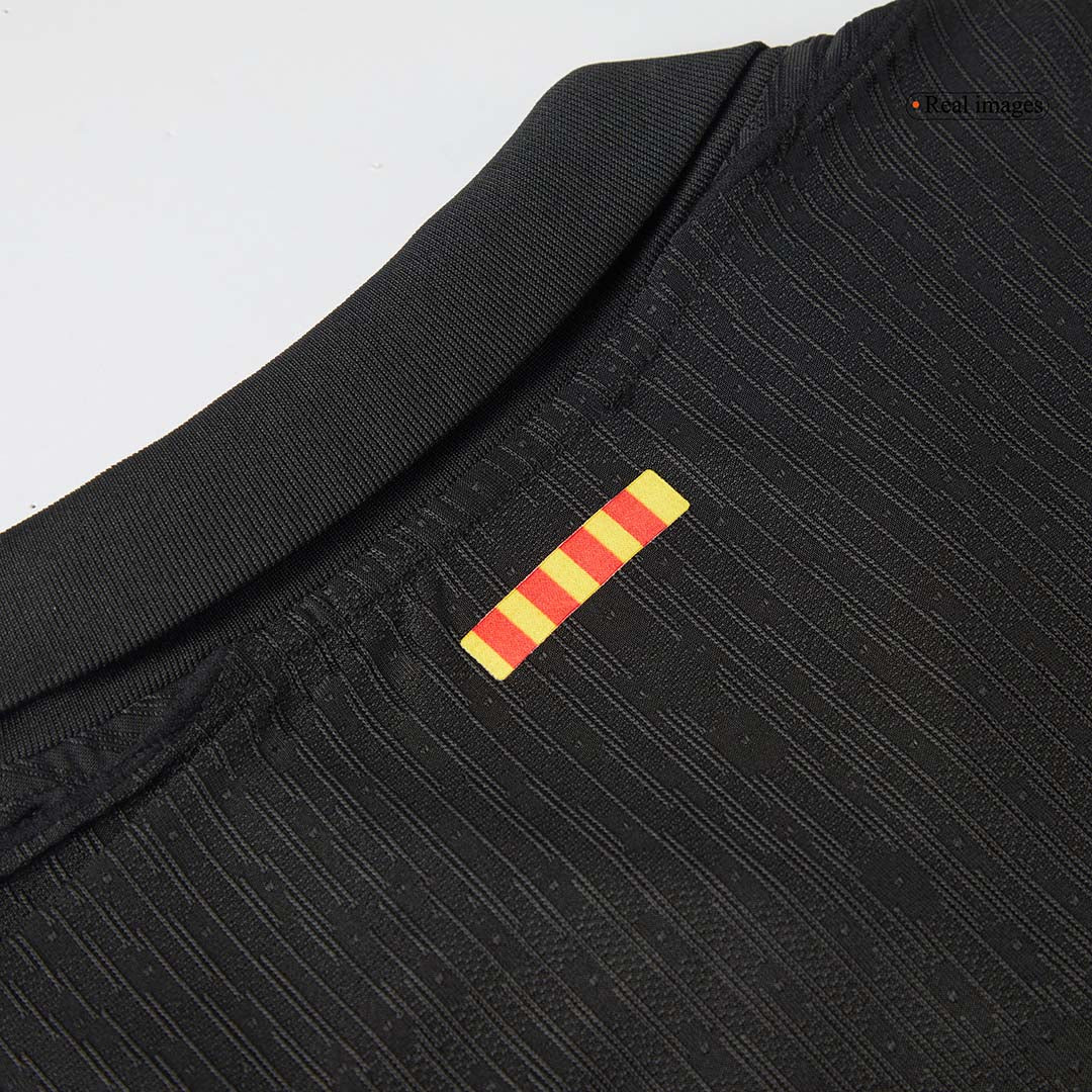 Player Version Barcelona Away  Soccer Jersey 2024/25 - Spotify Logo Without Text Top Dresy Shop