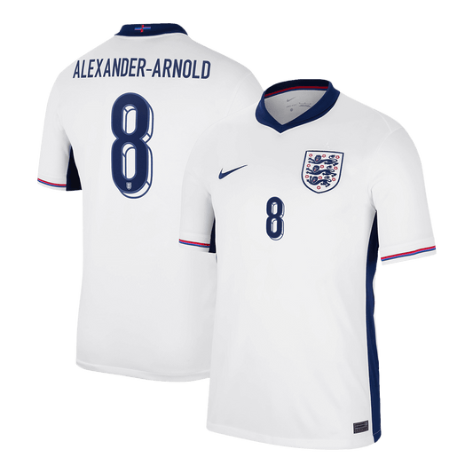 ALEXANDER-ARNOLD #8 England Home  Soccer Jersey Euro 2024 Top Dresy Shop