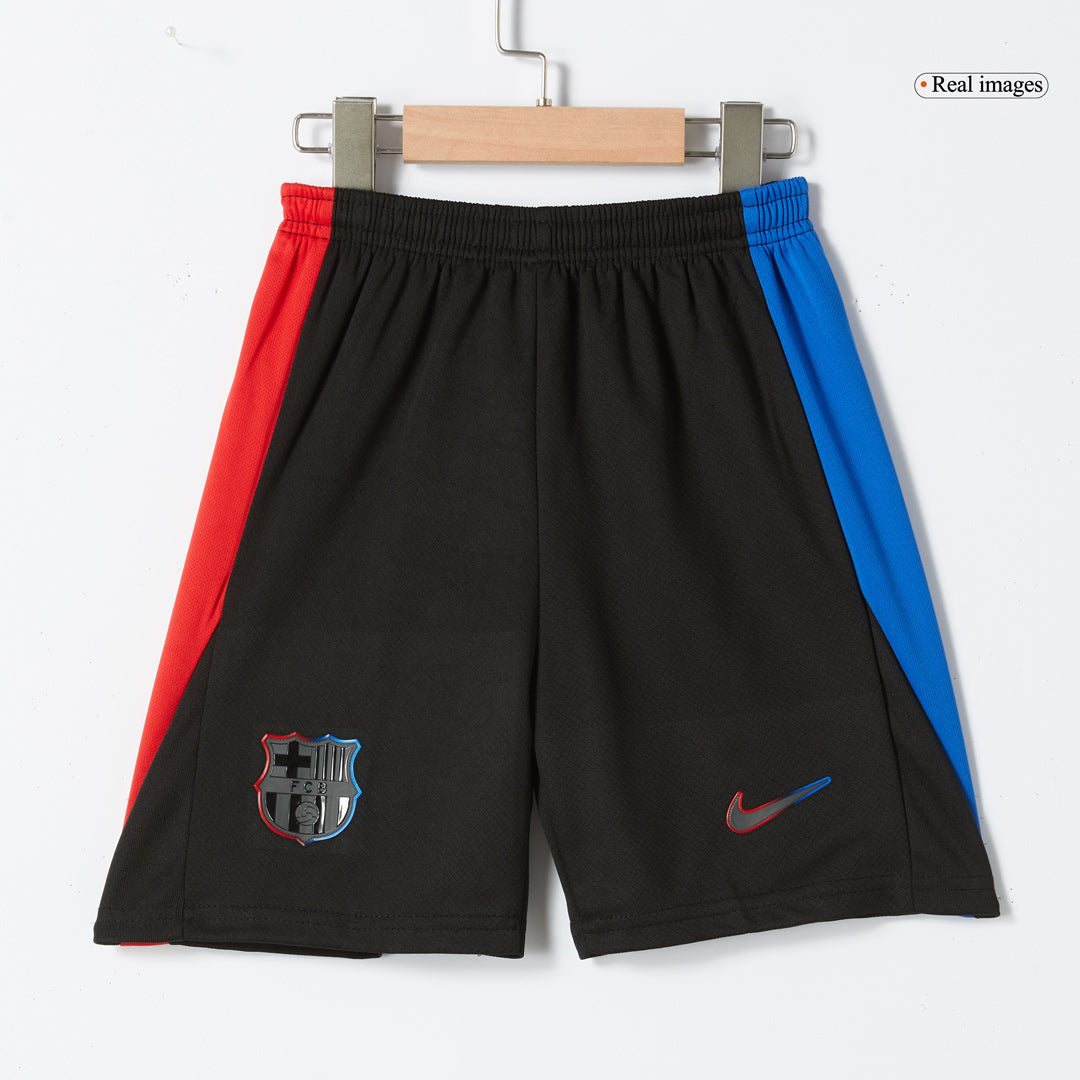 Kid's Barcelona Away  Soccer Jersey Kit(Jersey+Shorts) 2024/25 Top Dresy Shop
