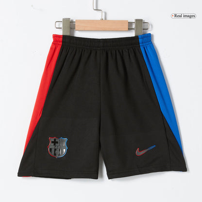 Kid's Barcelona Away  Soccer Jersey Kit(Jersey+Shorts) 2024/25 Top Dresy Shop