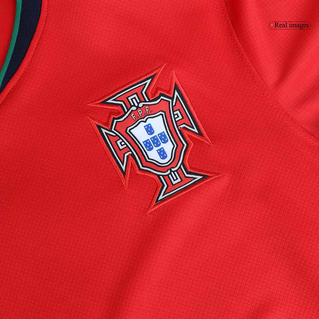 R.Leão #17 Portugal Home  Soccer Jersey Euro 2024 Top Dresy Shop