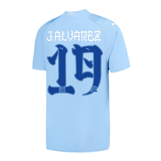 J.ALVAREZ #19 Manchester City Japanese Tour Printing Home  Soccer Jersey 2023/24 Top Dresy Shop