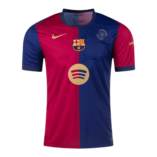 Barcelona Home  Soccer Jersey 2024/25 - 125th Anniversary(Spotify Logo Without Text) Top Dresy Shop