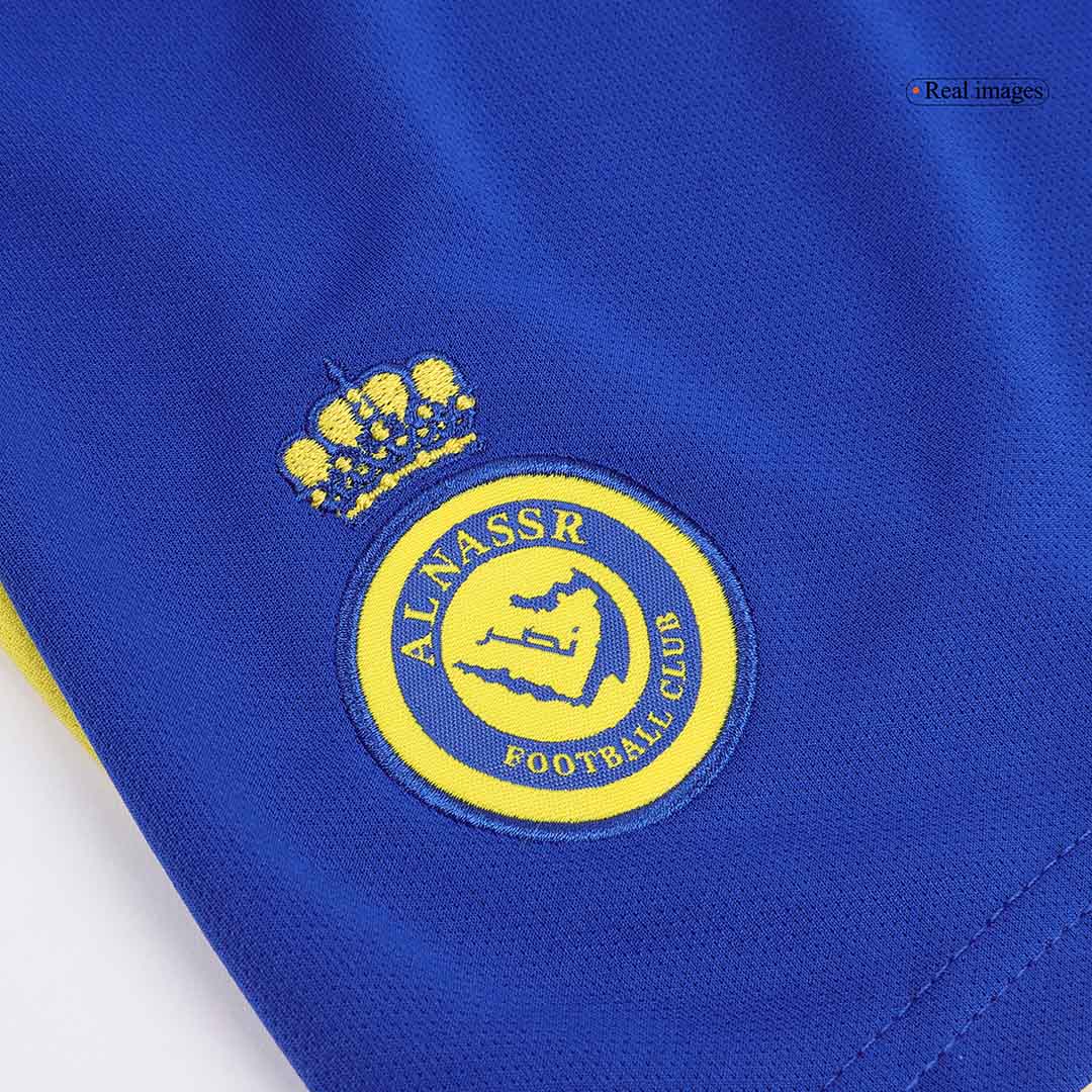 Kid's RONALDO #7 Al Nassr Home  Soccer Jersey Kit(Jersey+Shorts) 2024/25 Top Dresy Shop