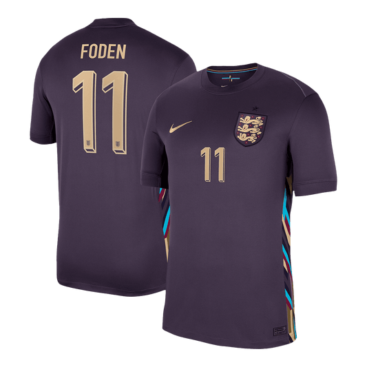 FODEN #11 England Away  Soccer Jersey Euro 2024 Top Dresy Shop