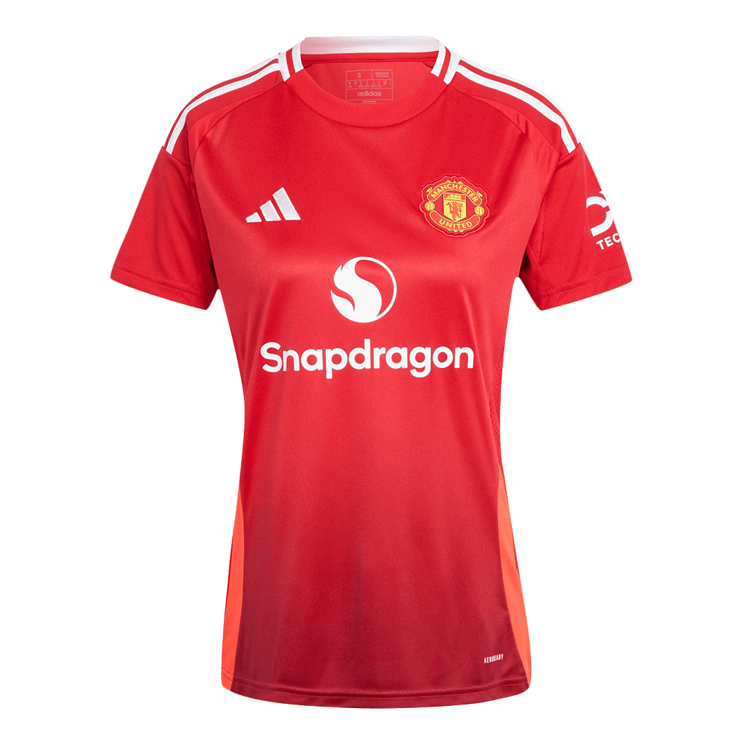 Women's Manchester United Home  Soccer Jersey 2024/25 Top Soccer Jerseys Store