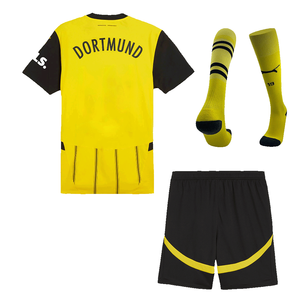 Borussia Dortmund Home  Soccer Jersey Kit(Jersey+Shorts+Socks) 2024/25 Top Dresy Shop
