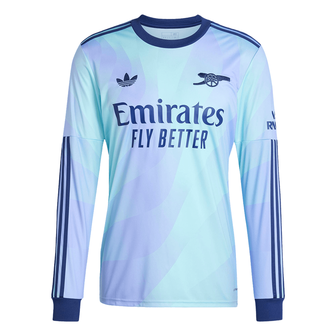 Arsenal Third Away Long Sleeve  Soccer Jersey 2024/25 Top Dresy Shop