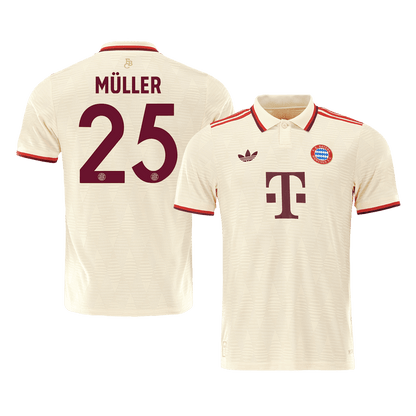 Player Version MÜLLER #25 Bayern Munich Third Away  Soccer Jersey 2024/25- UCL Top Dresy Shop