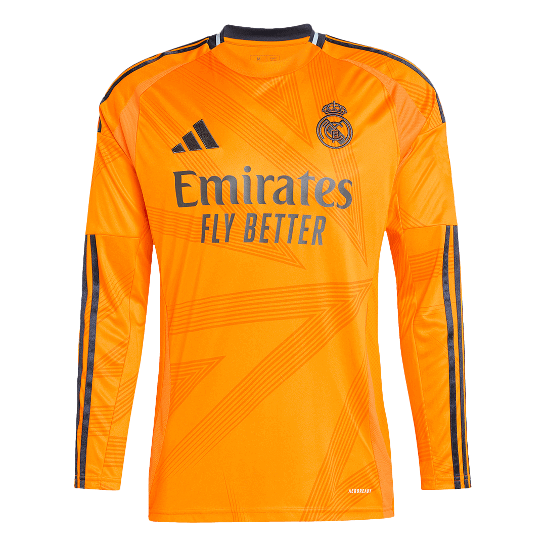 Real Madrid Away Long Sleeve  Soccer Jersey 2024/25 Top Dresy Shop
