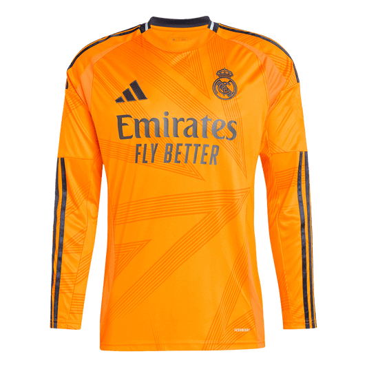 Real Madrid Away Long Sleeve  Soccer Jersey 2024/25 Top Dresy Shop