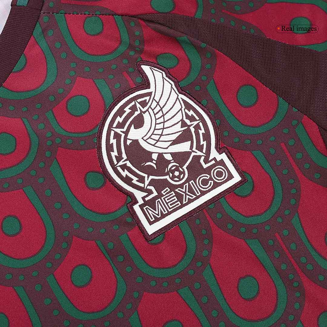 Men's Mexico Home Long Sleeve Soccer Jersey Copa América 2024 Top Dresy Shop
