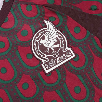 Men's Mexico Home Long Sleeve Soccer Jersey Copa América 2024 Top Dresy Shop
