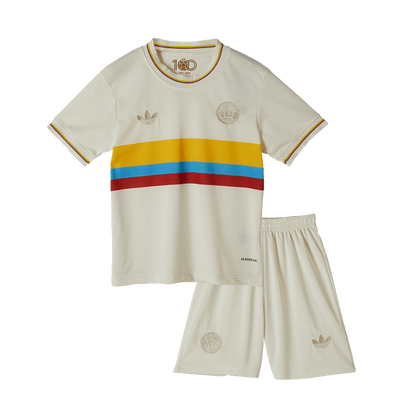 Kid's Colombia  Soccer Jersey Kit(Jersey+Shorts) 2024 - 100th Anniversary Top Dresy Shop