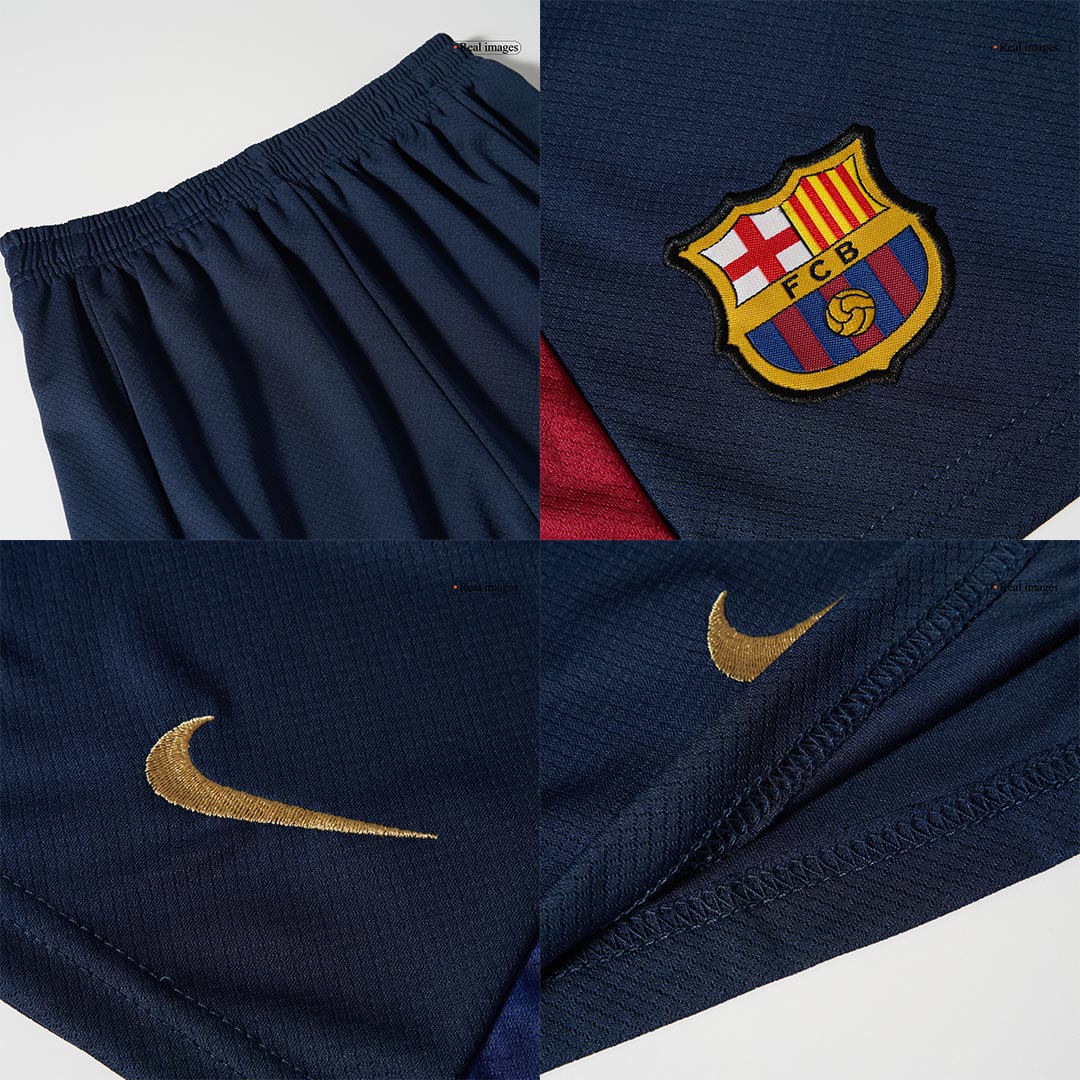 Kid's Barcelona Home  Soccer Jersey Kit(Jersey+Shorts) 2024/25 - COLDPLAY Top Dresy Shop
