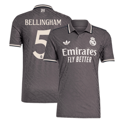 Player Version BELLINGHAM #5 Real Madrid Third Away  Soccer Jersey 2024/25 Top Dresy Shop