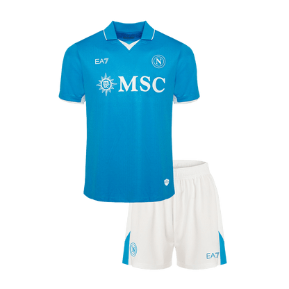 Kid's Napoli Home  Soccer Jersey Kit(Jersey+Shorts) 2024/25 Top Dresy Shop