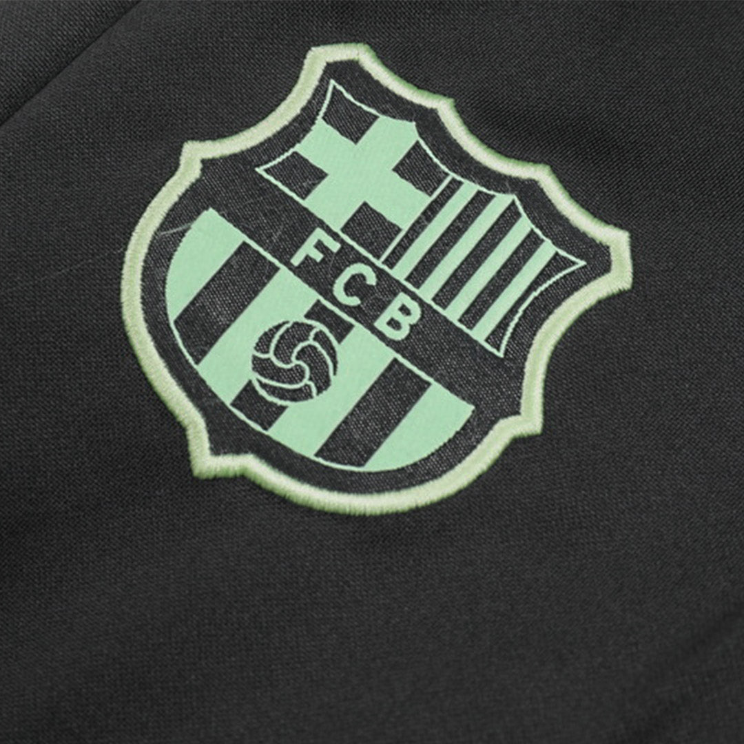 Kid's Barcelona Zipper Sweatshirt Kit(Top+Pants) 2024/25 Top Dresy Shop