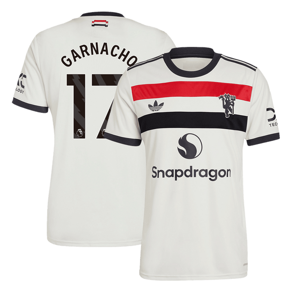 GARNACHO #17 Manchester United Third Away  Soccer Jersey 2024/25 Top Soccer Jerseys Store