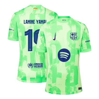 LAMINE YAMAL #19 Barcelona Third Away  Soccer Jersey 2024/255 - UCL?Spotify Logo Without Text? Top Dresy Shop