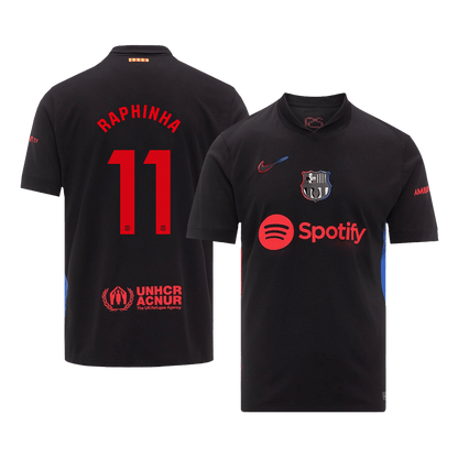 RAPHINHA #11 Barcelona Away  Soccer Jersey 2024/25 Top Dresy Shop