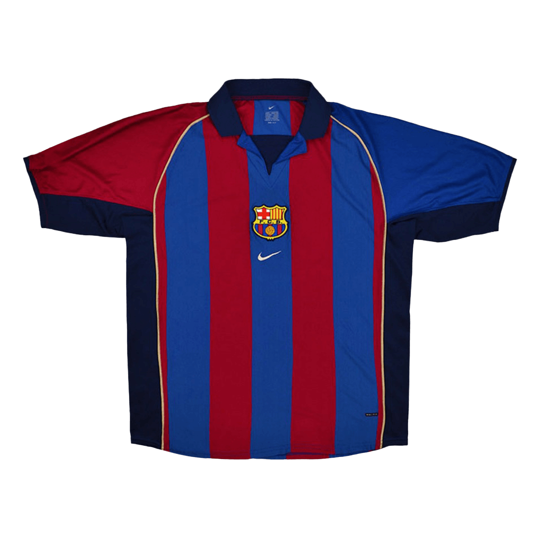 Retro XAVI #6 2001/02 Barcelona Home  Soccer Jersey Top Dresy Shop