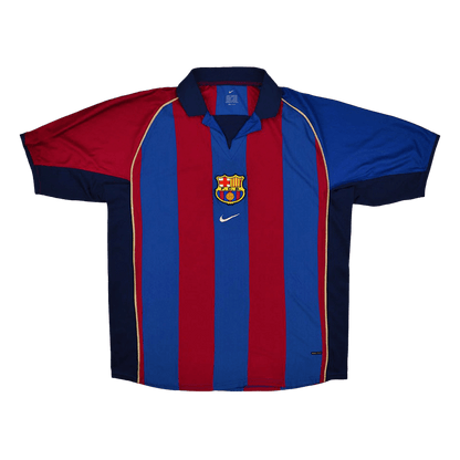Retro XAVI #6 2001/02 Barcelona Home  Soccer Jersey Top Dresy Shop