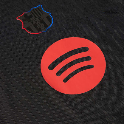 Player Version Barcelona Away  Soccer Jersey 2024/25 - Spotify Logo Without Text Top Dresy Shop
