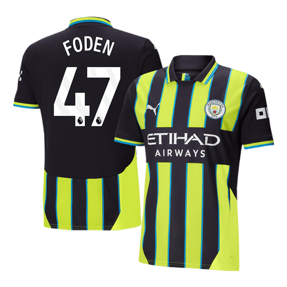 FODEN #47 Manchester City Away  Soccer Jersey 2024/25 Top Dresy Shop