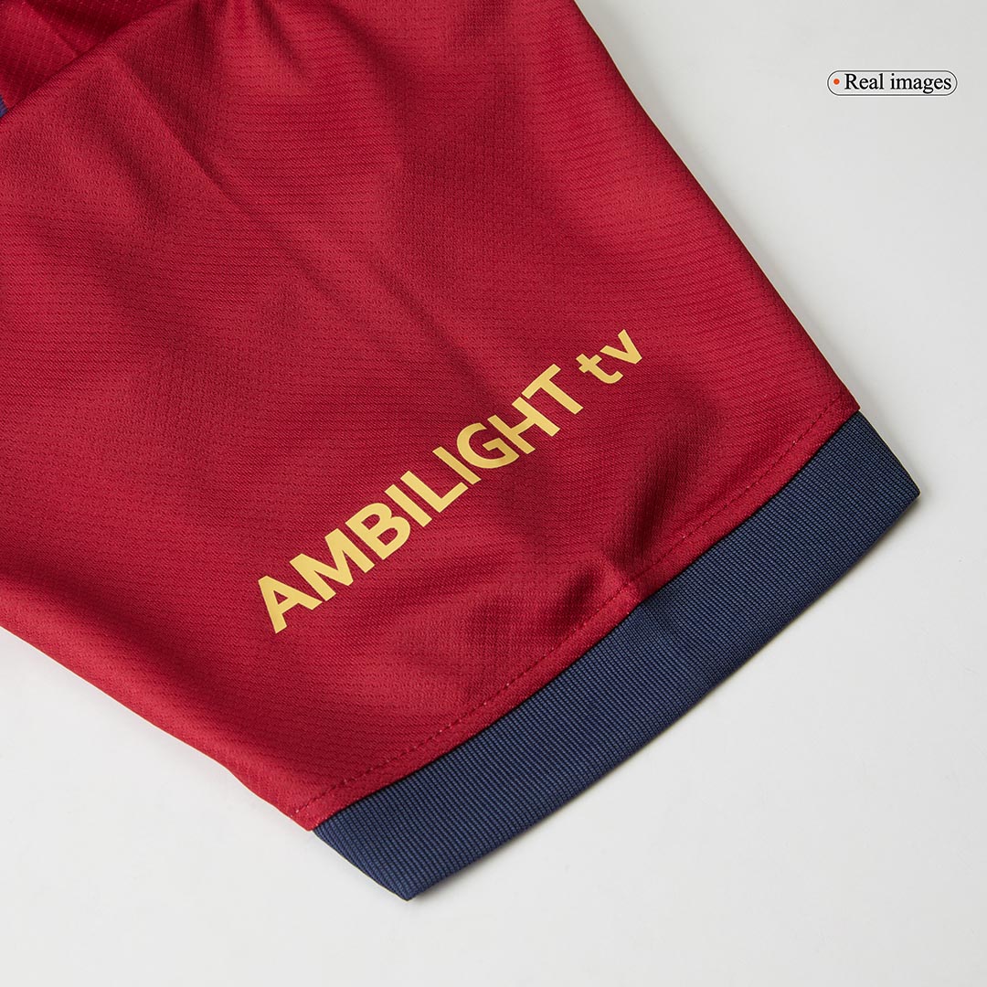 Barcelona Home  Soccer Jersey 2024/25-Spotify Logo Without Text Top Dresy Shop