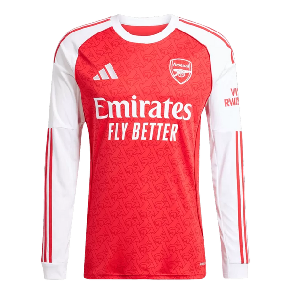 Arsenal Home Long Sleeve Soccer Jersey 2025/26