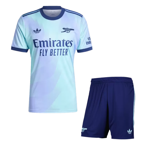 Arsenal Third Away Soccer Jersey Kit(Jersey+Shorts) 2024/25