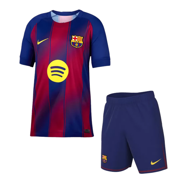 Barcelona Home Soccer Jersey Kit(Jersey+Shorts) 2025/26