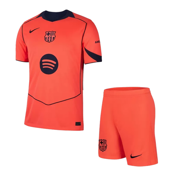 Barcelona Third Away Soccer Jersey Kit(Jersey+Shorts) 2025/26