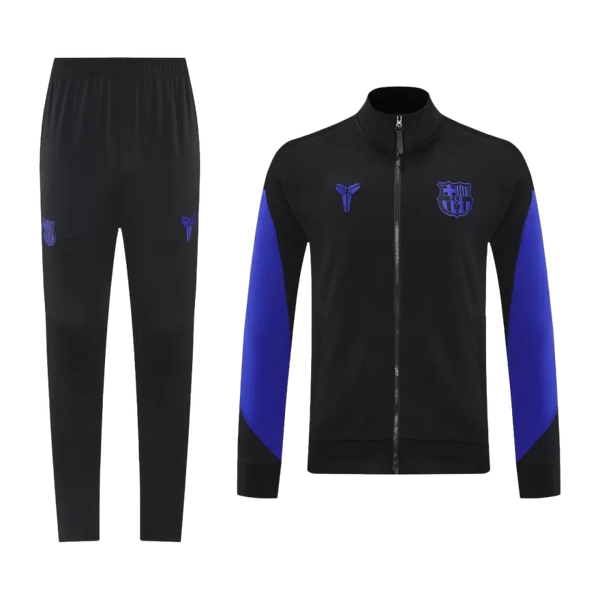 Barcelona Training Jacket Kit (Jacket+Pants) 2025/26 - Black&Blue