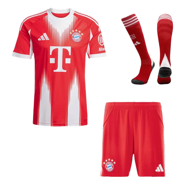 Bayern Munich Home Soccer Jersey Kit(Jersey+Shorts+Socks) 2025/26
