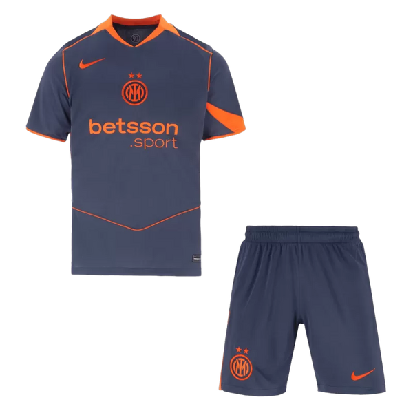 Inter Milan Third Away Soccer Jersey Kit(Jersey+Shorts) 2025/26
