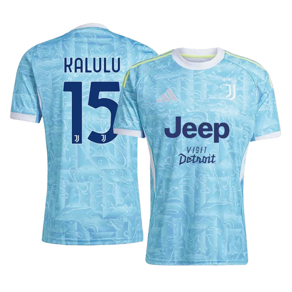 KALULU #15 Juventus Away Soccer Jersey 2025/26