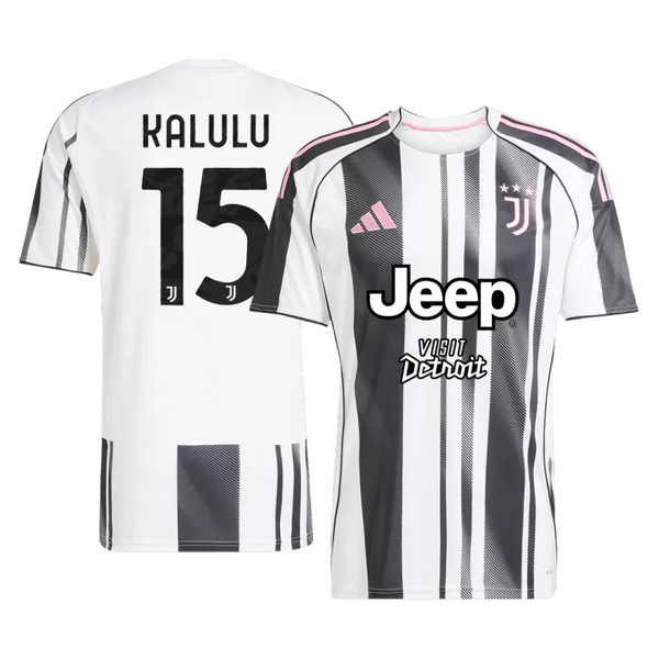 KALULU #15 Juventus Home Soccer Jersey 2025/26