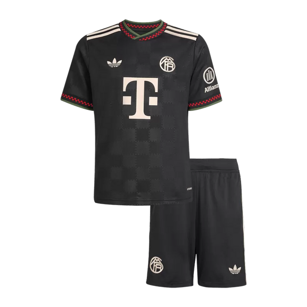 Kid's Bayern Munich Third Away Soccer Jersey Kit(Jersey+Shorts) 2025/26