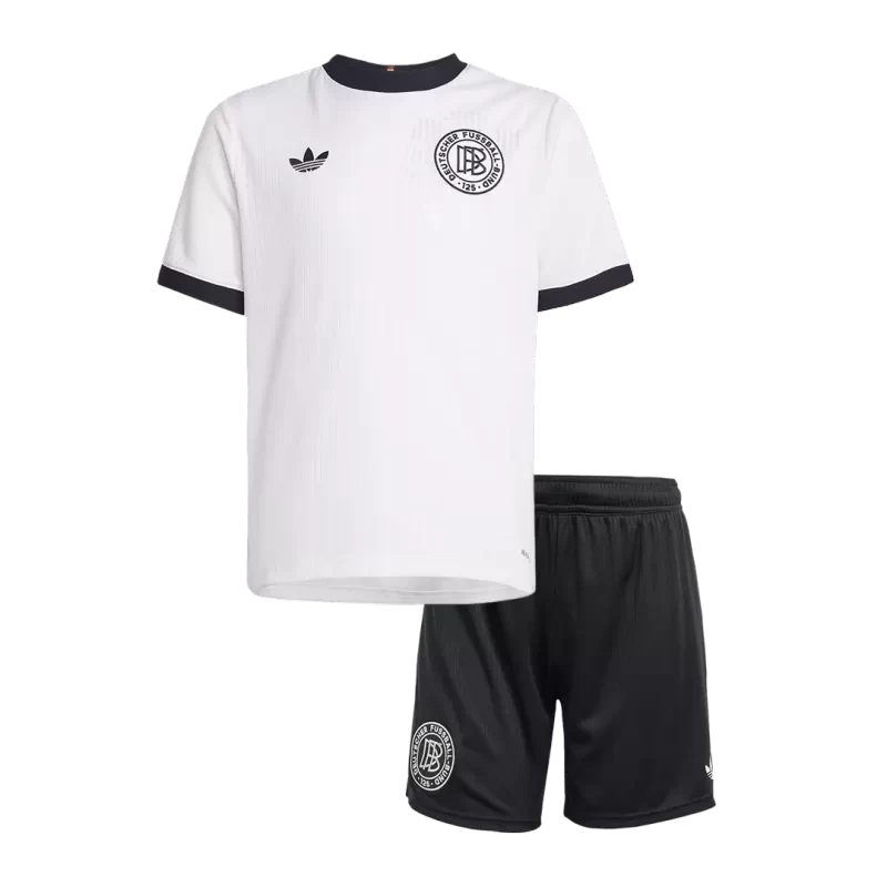 Kid's Germany Soccer Jersey Kit(Jersey+Shorts) 2025 - 125th Anniversary Go Game Wear