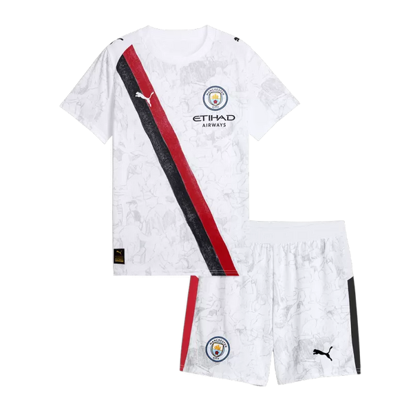 Kid's Manchester City KidSuper Soccer Jersey Kit(Jersey+Shorts) 2025/26