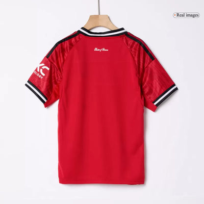 Kid's Manchester United Home Soccer Jersey Kit(Jersey+Shorts+Socks) 2025/26
