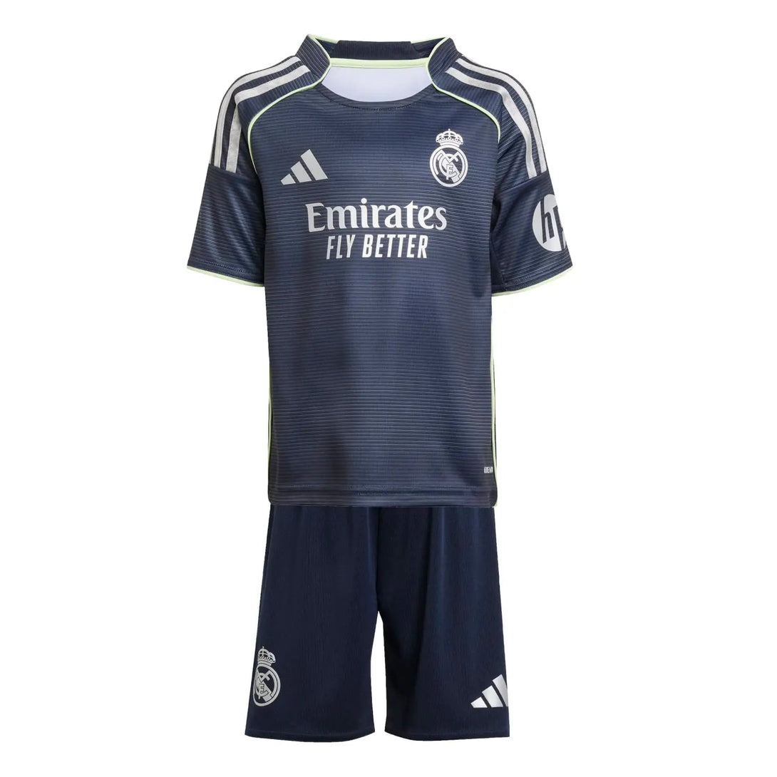 Kid's Real Madrid Away Soccer Jersey Kit(Jersey+Shorts+Socks) 2025/26 Top Soccer Jerseys Store