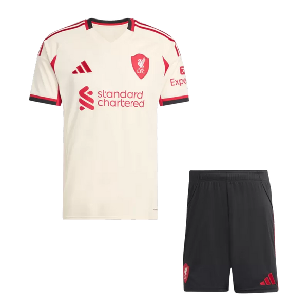 Liverpool Away Soccer Jersey Kit (Jersey+Shorts) 2025/26